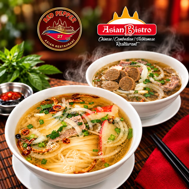 Shrimp, Crab, Pork Noodle Soup.