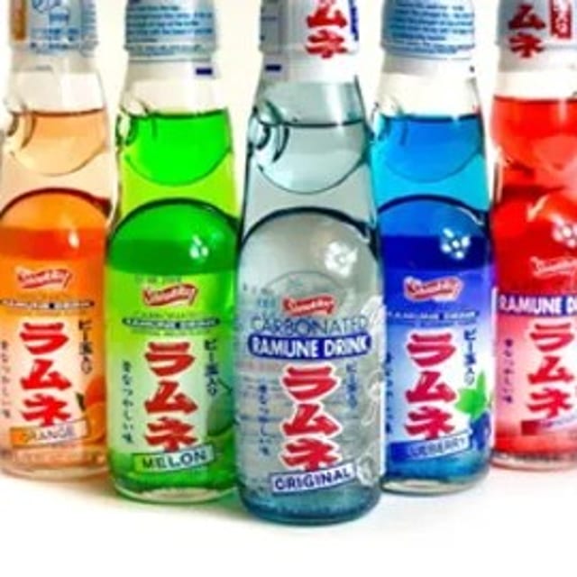Ramune Drinks.