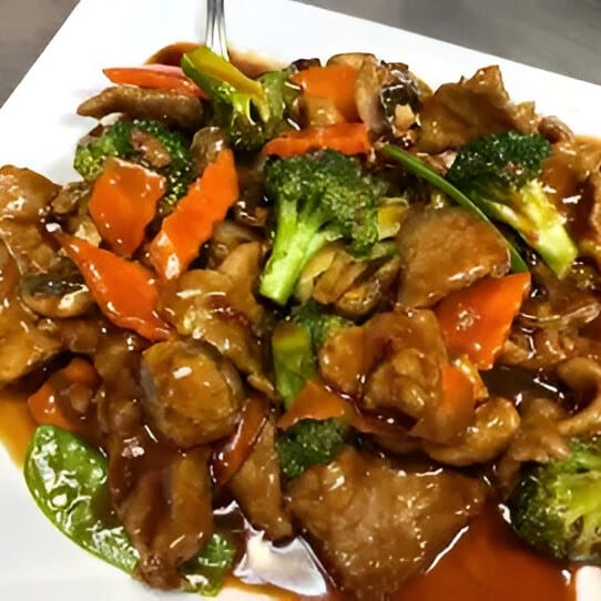 Beef with Mixed Vegetables.