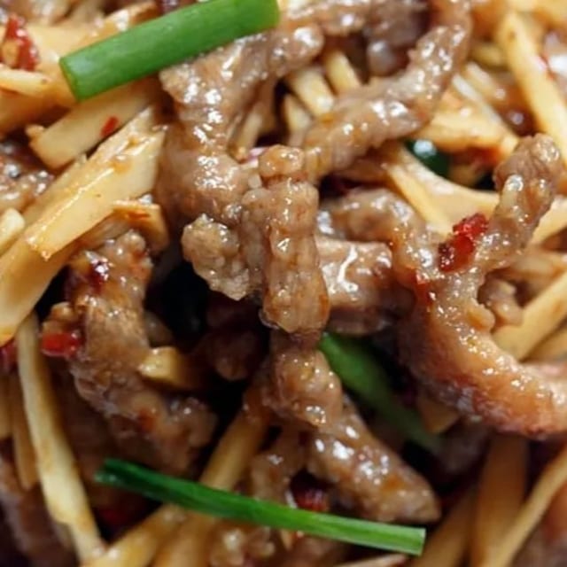 Beef with Spicy Fresh Ginger.