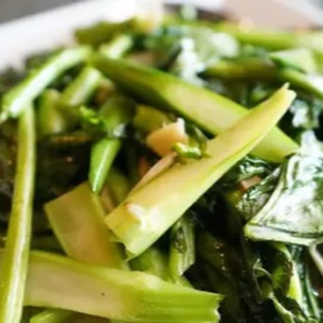 Chinese Broccoli Stir-Fried with Fresh Garlic.