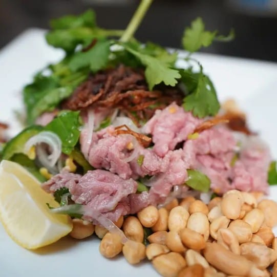 Rare Beef "Pleah" Salad.
