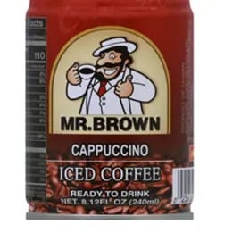 Mr. Brown Iced Coffee.