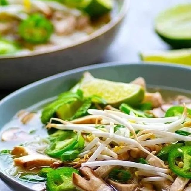 Chicken Pho' Noodle Soup.