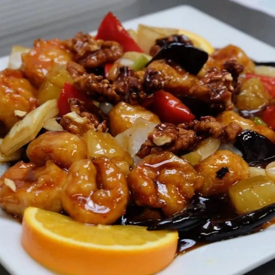 Tangerine Shrimp.