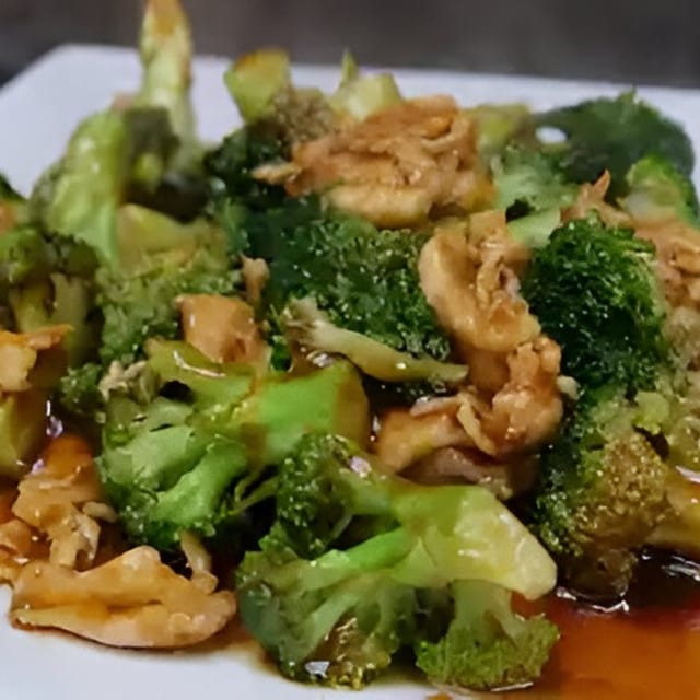 Chicken with Broccoli.