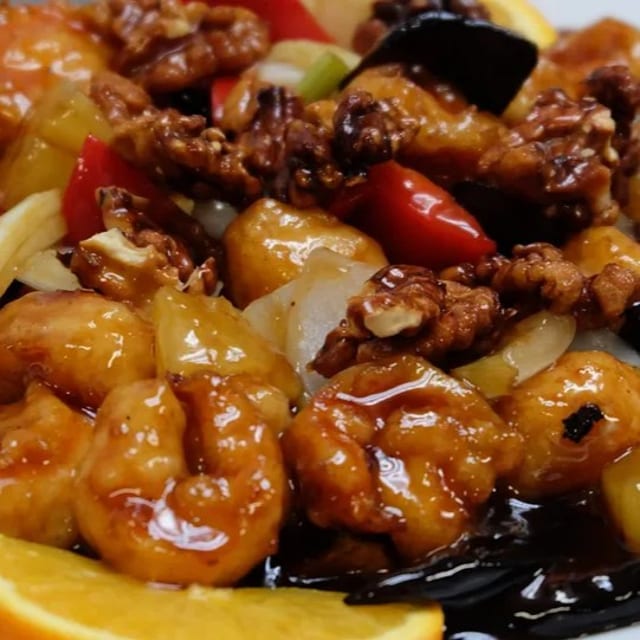 Tangerine Prawns Specialty.