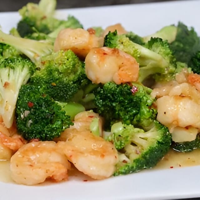 Shrimp & Broccoli.
