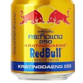 Asian Red Bull Drink.